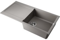 Кухонная мойка OMOIKIRI Sakaime 100-GR 4993561 100x50 из искусственного гранита, leningrad grey
