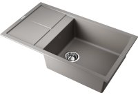 Кухонная мойка OMOIKIRI Sumi 86-GR 4993564 86x50 из искусственного гранита, leningrad grey