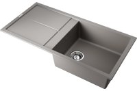 Кухонная мойка OMOIKIRI Sumi 100-GR 4993565 100x50 из искусственного гранита, leningrad grey