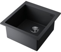 Кухонная мойка OMOIKIRI Bosen 47-BL 4993586 47x50 из искусственного гранита, черный
