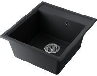 Кухонная мойка OMOIKIRI Daisen 46-BL 4993614 46x51 из искусственного гранита, черный