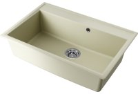 Кухонная мойка OMOIKIRI Daisen 77-BE 4993624 77x51 из искусственного гранита, ваниль