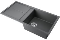 Кухонная мойка OMOIKIRI Sumi 100-PL 4993659 100x50 из искусственного гранита, платина