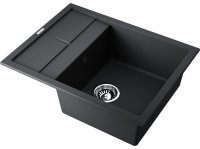 Кухонная мойка OMOIKIRI Sumi 65-BL 4993670 65x50 из искусственного гранита, черный