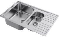 Кухонная мойка OMOIKIRI Sagami 79-2-IN 4993733 79x50 стальная, сталь