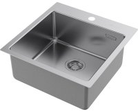 Кухонная мойка OMOIKIRI Amadare 50-IN 4993766 50x50.5 стальная, сталь