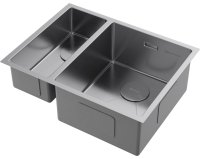 Кухонная мойка OMOIKIRI Taki 58-2-U/IF-IN-R 4993767 58.5x44 стальная, сталь