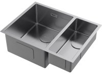 Кухонная мойка OMOIKIRI Taki 58-2-U/IF-IN-L 4993768 58.5x44 стальная, сталь