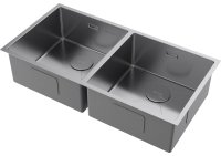 Кухонная мойка OMOIKIRI Taki 86-2-U/IF-IN 4993791 86.5x44 стальная, сталь