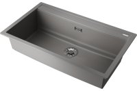 Кухонная мойка OMOIKIRI Kitagawa 86-LB-GR 4993796 86x51 из искусственного камня, leningrad grey
