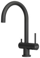 Смеситель для кухни OMOIKIRI Yamada P-BL 4974226 с подключением фильтра, черный