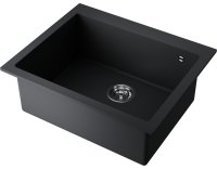 Кухонная мойка OMOIKIRI Bosen 61A-GB 4993824 61x50 из искусственного камня, графит