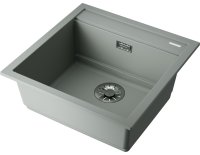 Кухонная мойка OMOIKIRI Kitagawa 51-WG 4993831 51x51 из искусственного камня, wind green