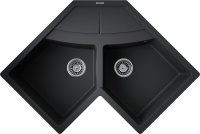 Кухонная мойка OMOIKIRI Sumi 83C-BL 4993864 102.1x83 из искусственного гранита, черный