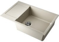 Кухонная мойка OMOIKIRI Sakaime 78-LB-BE 4993901 78x50 из искусственного гранита, ваниль