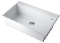 Кухонная мойка OMOIKIRI Tedori 79-WH 4993951 79x51 из искусственного гранита, белый