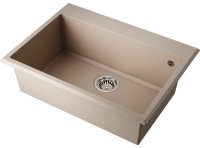 Кухонная мойка OMOIKIRI Tedori 68-SA 4993966 68x50 из искусственного гранита, бежевый