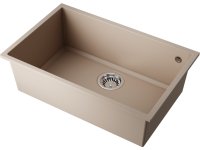 Кухонная мойка OMOIKIRI Tedori 66-U-SA 4993974 66x42 из искусственного гранита, бежевый