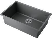 Кухонная мойка OMOIKIRI Tedori 66-U-PL 4993979 66x42 из искусственного гранита, платина