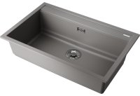 Кухонная мойка OMOIKIRI Kitagawa 79-LB-GR 4993998 79x51 из искусственного камня, leningrad grey
