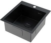 Кухонная мойка OMOIKIRI Akisame 46-GB 4997012 46x51 стальная, графит