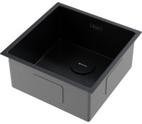 Кухонная мойка OMOIKIRI Taki 44-U/IF-GB 4997017 44x44 стальная, графит