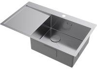 Кухонная мойка OMOIKIRI Akisame 86-IN-R Side 4997042 86x51 стальная, сталь