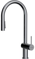 Смеситель для кухни OMOIKIRI Tahara-SB BN 4994527 с выдвижным шлангом и подключением фильтра, нержавеющая сталь