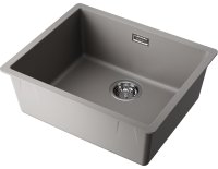 Кухонная мойка OMOIKIRI Yamakawa 55Т Integra-GR 4997266 54.8x44.8 из искусственного гранита, leningrad grey