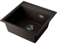 Кухонная мойка OMOIKIRI Daisen 51-ES 4997305 51x51 из искусственного гранита, espresso