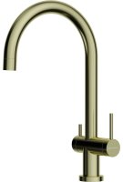Смеситель для кухни OMOIKIRI Yamada Slim LG 4994555 с подключением фильтра, светлое золото