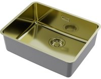 Кухонная мойка OMOIKIRI Omi 53-U/Ultra-LG 4997409 53x41.5 стальная, светлое золото