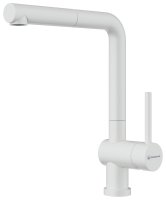 Смеситель для кухни OMOIKIRI Akashi-S WH 4994572 с выдвижным шлангом, белый