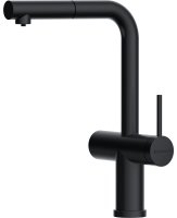 Смеситель для кухни OMOIKIRI Karatsu-S GB 4994611 с выдвижным шлангом и подключением фильтра, графит