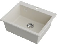 Кухонная мойка OMOIKIRI Omishima 60-CR Matt 4997546 60x51 керамическая, cream матовый