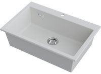 Кухонная мойка OMOIKIRI Omishima 76-WH Matt 4997551 76x51 керамическая, белый матовый