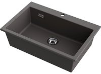Кухонная мойка OMOIKIRI Omishima 76-SG Matt 4997553 76x51 керамическая, stone grey