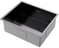 Кухонная мойка OMOIKIRI Taki 54-U/IF-GM Side SF 4997582 54x44 стальная, вороненая сталь