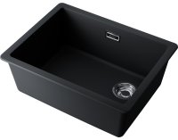 Кухонная мойка OMOIKIRI Kata 56-U/I Side-BL 4997583 56x43 из искусственного гранита, черный