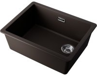 Кухонная мойка OMOIKIRI Kata 56-U/I Side-ES 4997586 56x43 из искусственного гранита, espresso