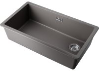 Кухонная мойка OMOIKIRI Kata 76-U/I Side-GR 4997589 76x43 из искусственного гранита, leningrad grey