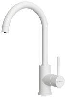 Смеситель для кухни OMOIKIRI Shinagawa 2 Plus WH 4994404 с подключением фильтра, белый