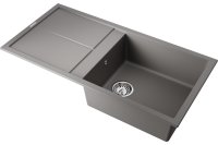 Кухонная мойка OMOIKIRI Sumi 100A-GR 4997110 100x50 из искусственного камня, leningrad grey