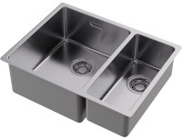 Кухонная мойка OMOIKIRI Tadzava 58-2-U/I-IN-L ULTRA 15 4997118 58x44 стальная, сталь