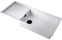Кухонная мойка OMOIKIRI Sintesi 116-WH 4997121 116x50 из искусственного камня, белый