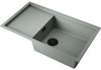 Кухонная мойка OMOIKIRI Sintesi 86-WG 4997133 86x50 из искусственного камня, wind green