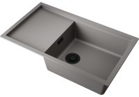 Кухонная мойка OMOIKIRI Sintesi 86-GR 4997134 86x50 из искусственного камня, leningrad grey