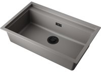 Кухонная мойка OMOIKIRI Sintesi 79-GR 4997139 79x50 из искусственного камня, leningrad grey