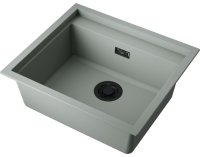 Кухонная мойка OMOIKIRI Sintesi 57-WG 4997143 57x50 из искусственного камня, wind green