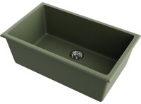 Кухонная мойка OMOIKIRI Okinoshima 76-U/I-OL 4997147 76x46 керамическая, olive